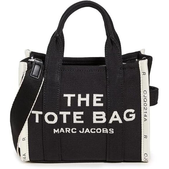 Marc Jacobs Handbags - Marc Jacobs The Jacquard Small Tote Bag - BLACK